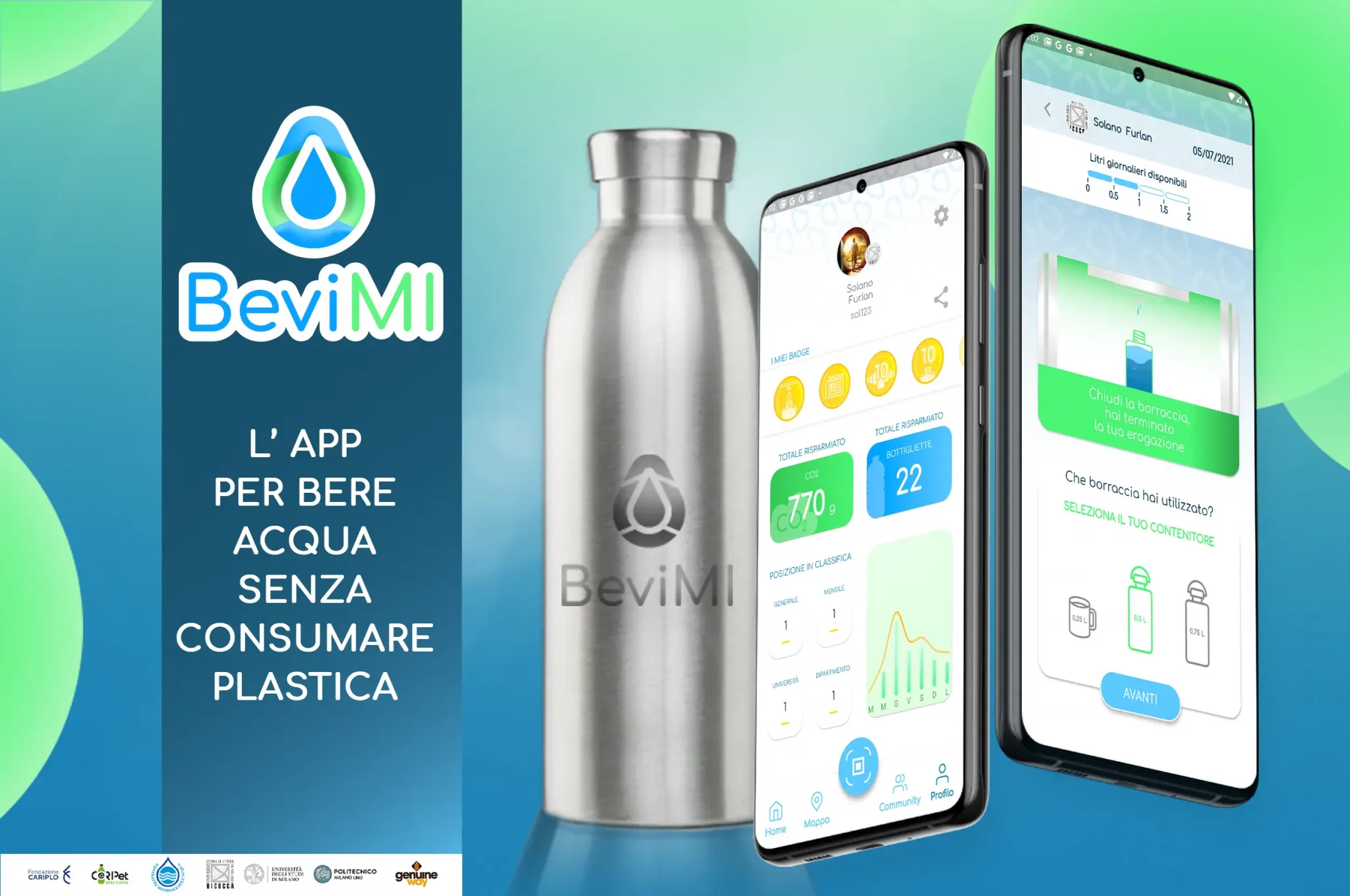 Bevimi App: design for sustainability